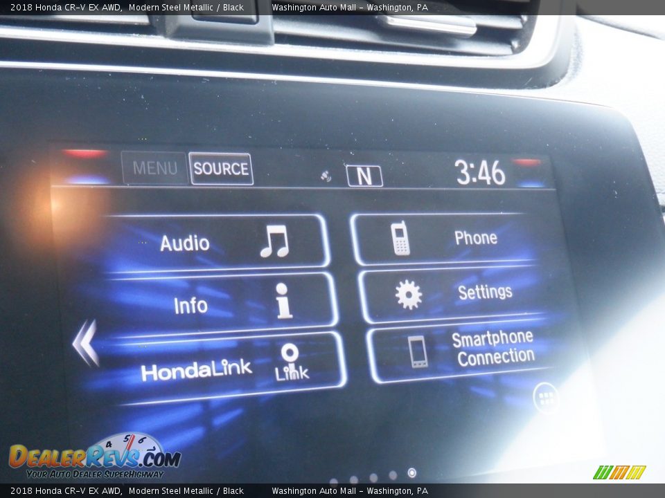2018 Honda CR-V EX AWD Modern Steel Metallic / Black Photo #20