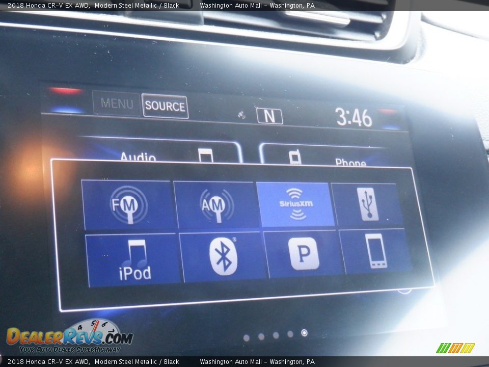 2018 Honda CR-V EX AWD Modern Steel Metallic / Black Photo #21