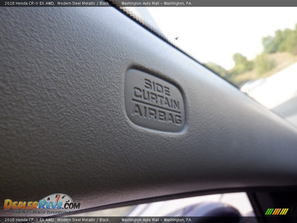 2018 Honda CR-V EX AWD Modern Steel Metallic / Black Photo #28