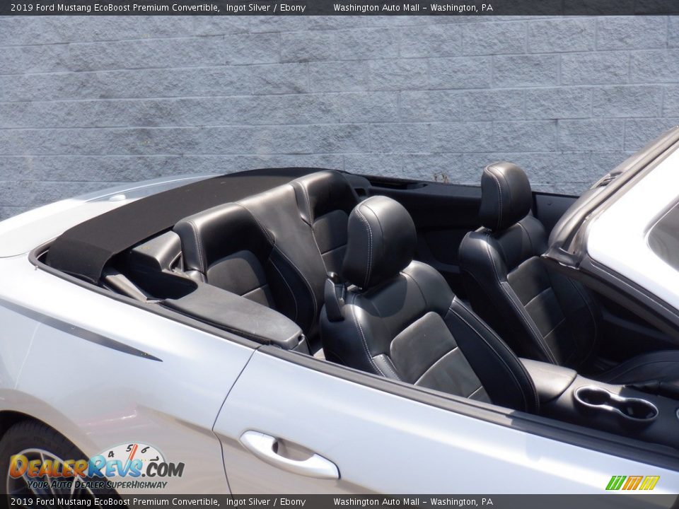 2019 Ford Mustang EcoBoost Premium Convertible Ingot Silver / Ebony Photo #3