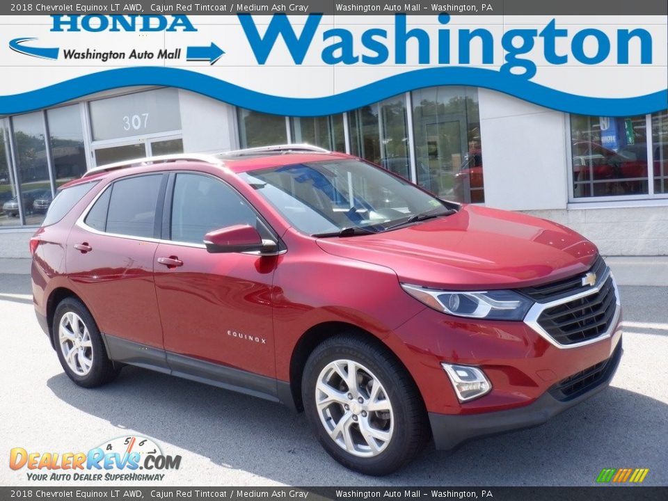 2018 Chevrolet Equinox LT AWD Cajun Red Tintcoat / Medium Ash Gray Photo #1