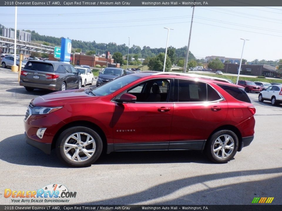 2018 Chevrolet Equinox LT AWD Cajun Red Tintcoat / Medium Ash Gray Photo #7