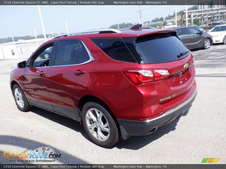 2018 Chevrolet Equinox LT AWD Cajun Red Tintcoat / Medium Ash Gray Photo #8