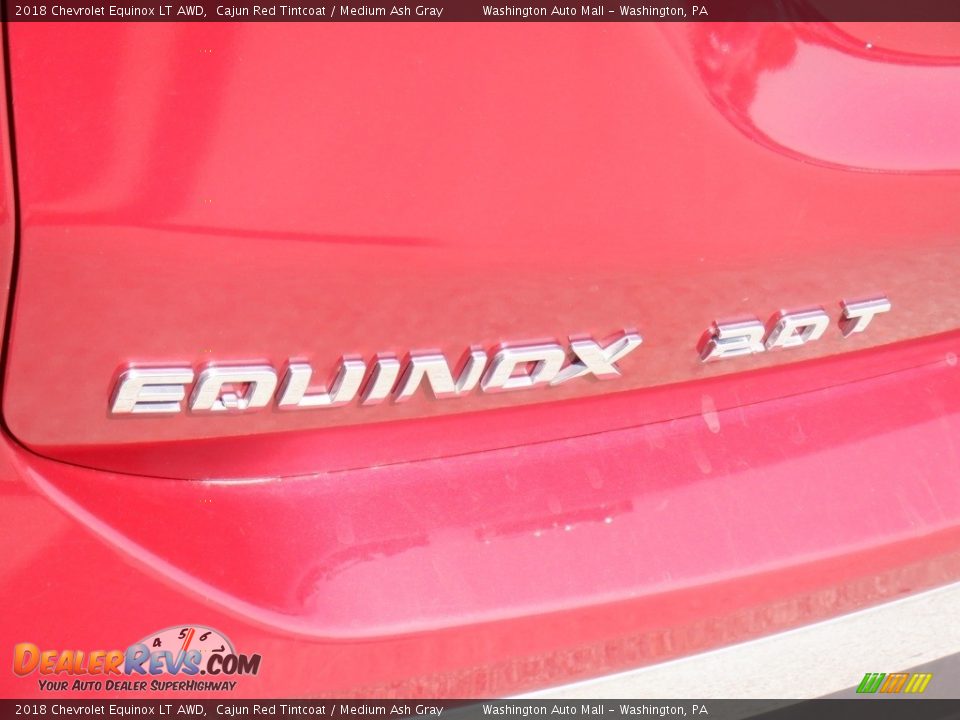 2018 Chevrolet Equinox LT AWD Cajun Red Tintcoat / Medium Ash Gray Photo #9