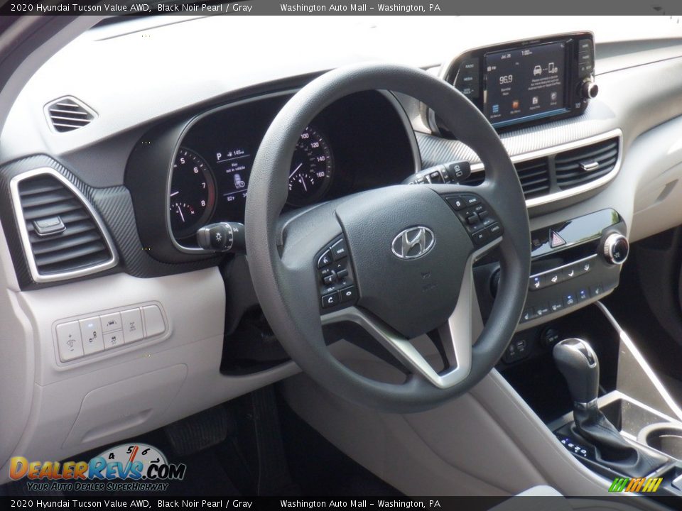 2020 Hyundai Tucson Value AWD Black Noir Pearl / Gray Photo #12