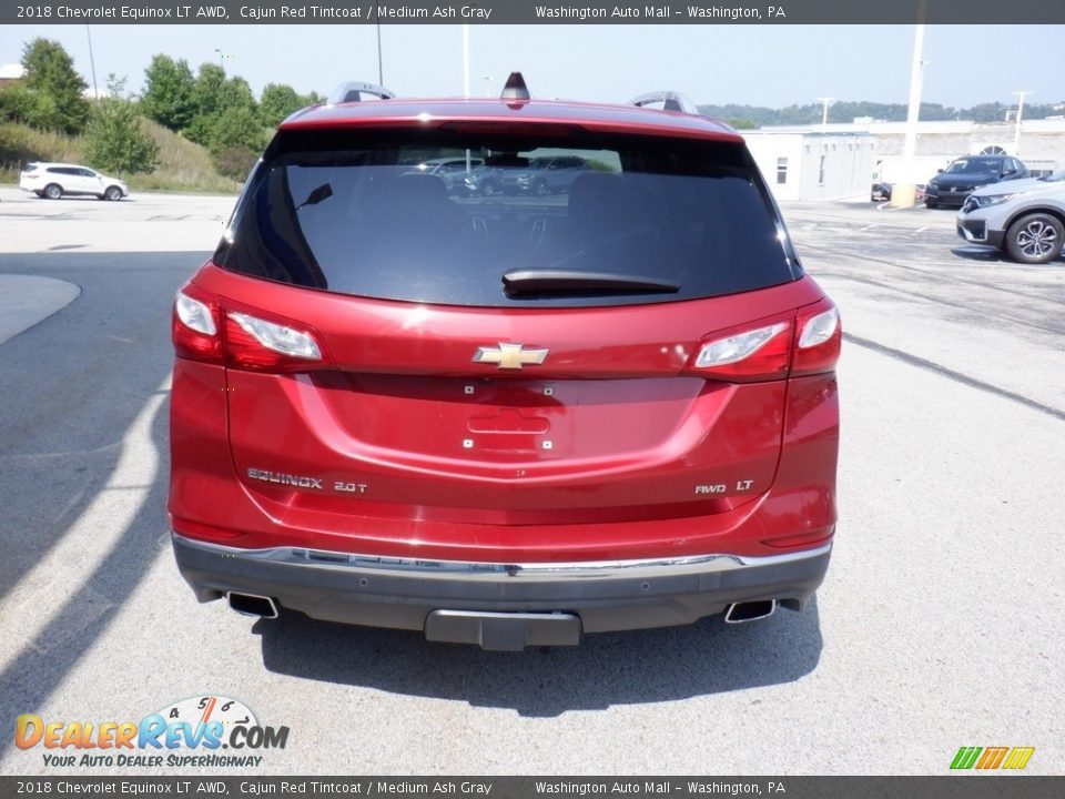 2018 Chevrolet Equinox LT AWD Cajun Red Tintcoat / Medium Ash Gray Photo #10
