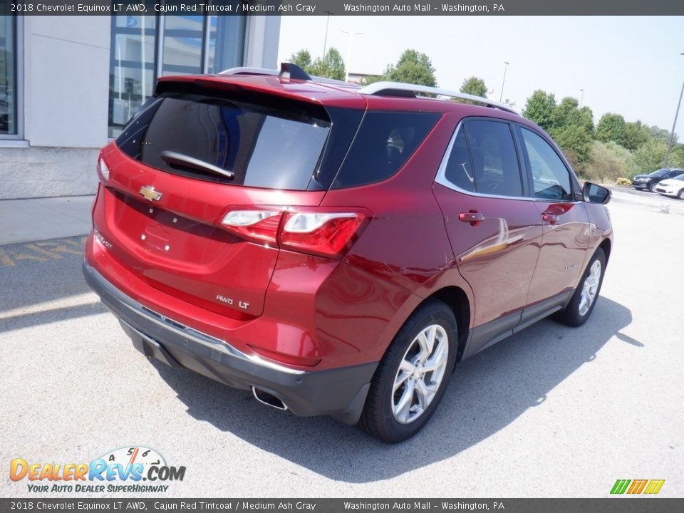 2018 Chevrolet Equinox LT AWD Cajun Red Tintcoat / Medium Ash Gray Photo #11