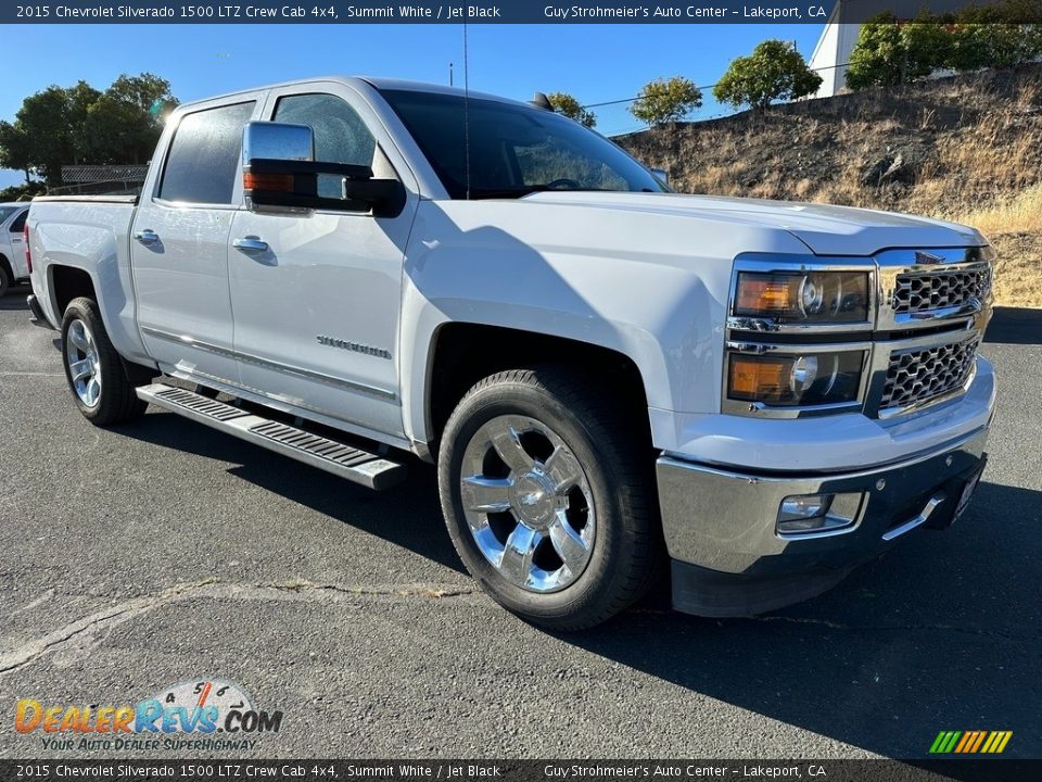 Front 3/4 View of 2015 Chevrolet Silverado 1500 LTZ Crew Cab 4x4 Photo #1