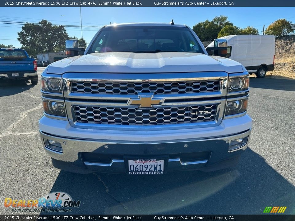 2015 Chevrolet Silverado 1500 LTZ Crew Cab 4x4 Summit White / Jet Black Photo #2