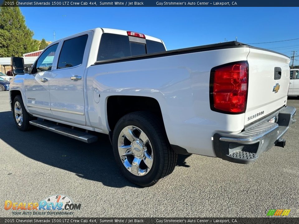 Summit White 2015 Chevrolet Silverado 1500 LTZ Crew Cab 4x4 Photo #4