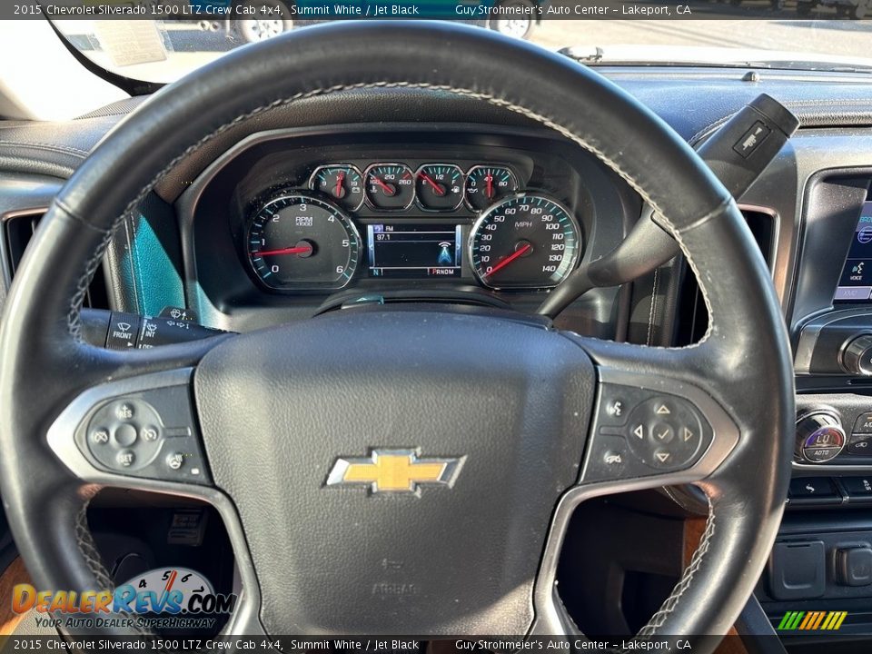 2015 Chevrolet Silverado 1500 LTZ Crew Cab 4x4 Steering Wheel Photo #7