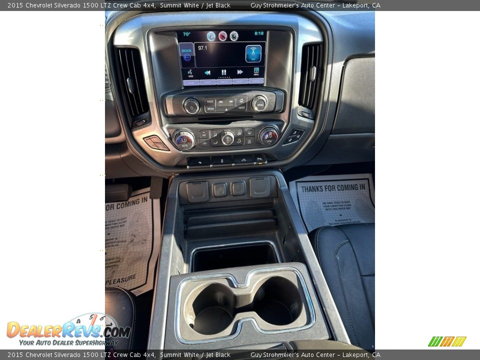 2015 Chevrolet Silverado 1500 LTZ Crew Cab 4x4 Summit White / Jet Black Photo #8