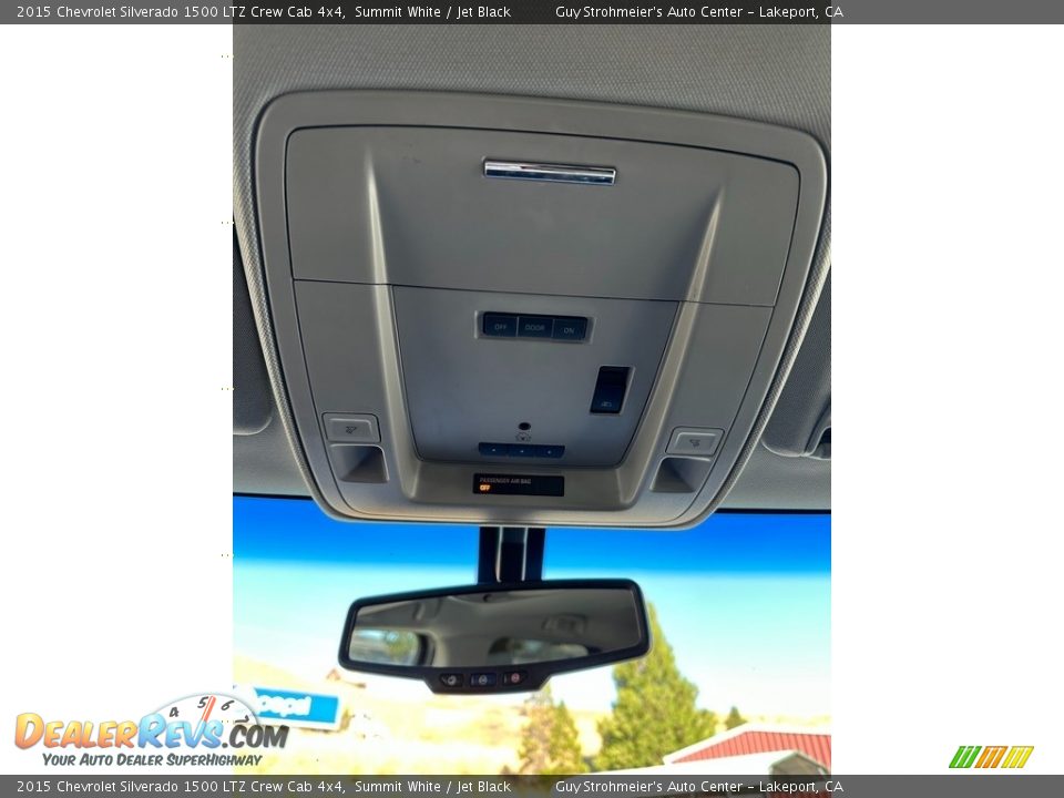 2015 Chevrolet Silverado 1500 LTZ Crew Cab 4x4 Summit White / Jet Black Photo #10