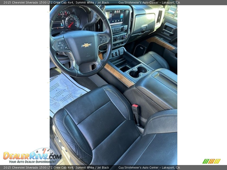Front Seat of 2015 Chevrolet Silverado 1500 LTZ Crew Cab 4x4 Photo #11