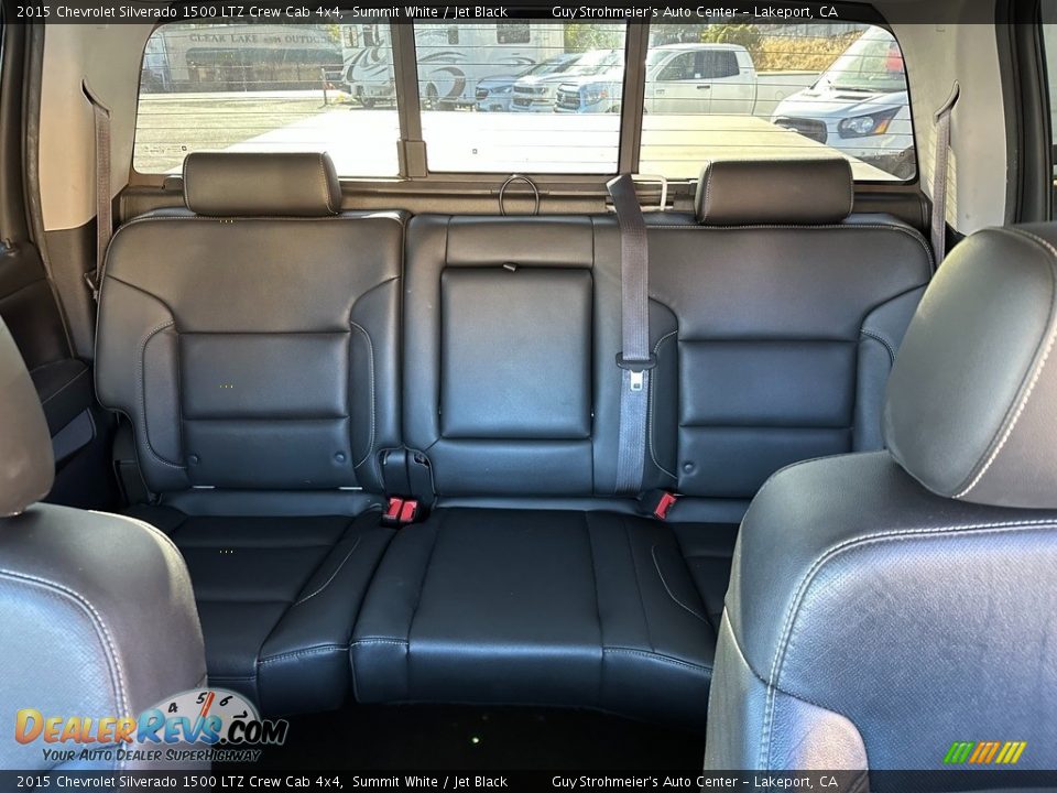 Rear Seat of 2015 Chevrolet Silverado 1500 LTZ Crew Cab 4x4 Photo #14