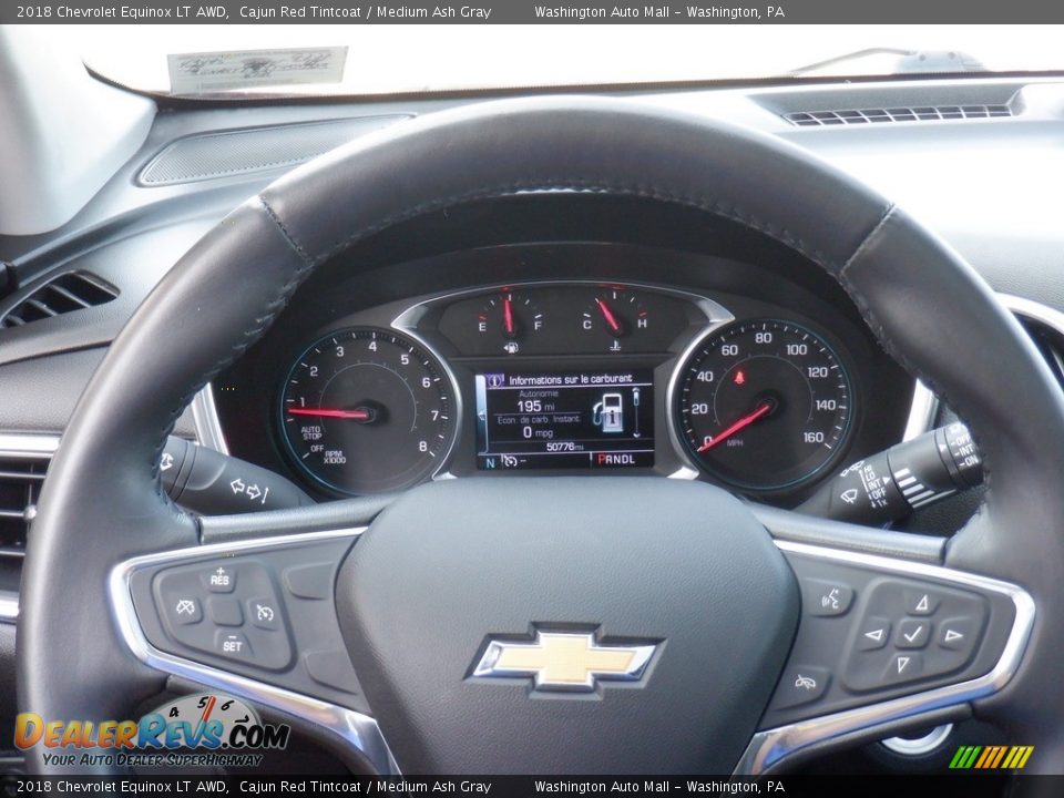 2018 Chevrolet Equinox LT AWD Steering Wheel Photo #27