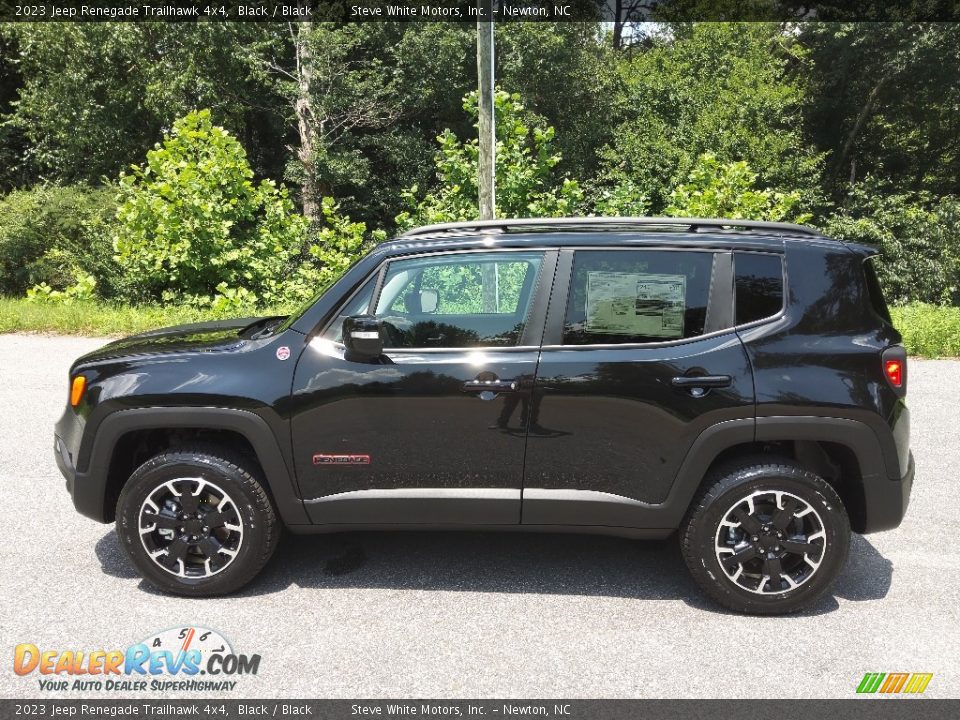 Black 2023 Jeep Renegade Trailhawk 4x4 Photo #1