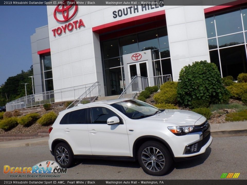 2019 Mitsubishi Outlander Sport ES AWC Pearl White / Black Photo #2