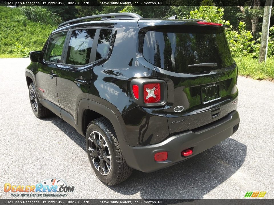 2023 Jeep Renegade Trailhawk 4x4 Black / Black Photo #8