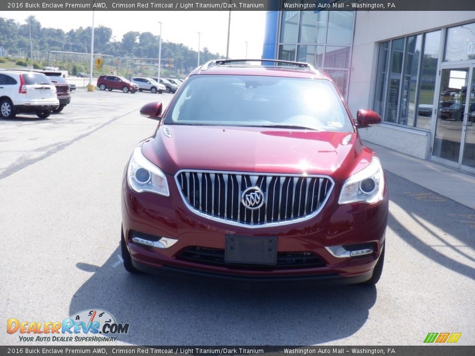 2016 Buick Enclave Premium AWD Crimson Red Tintcoat / Light Titanium/Dark Titanium Photo #5