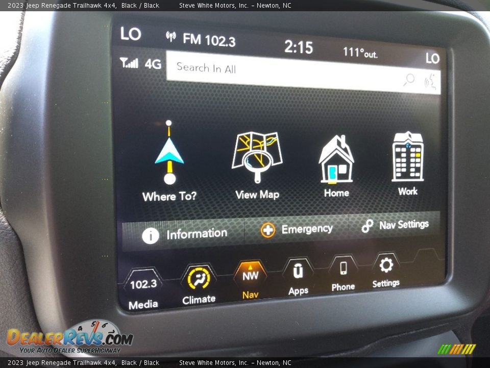 2023 Jeep Renegade Trailhawk 4x4 Black / Black Photo #28