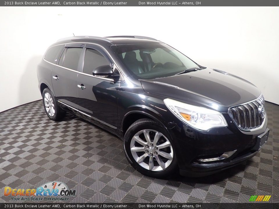 2013 Buick Enclave Leather AWD Carbon Black Metallic / Ebony Leather Photo #9