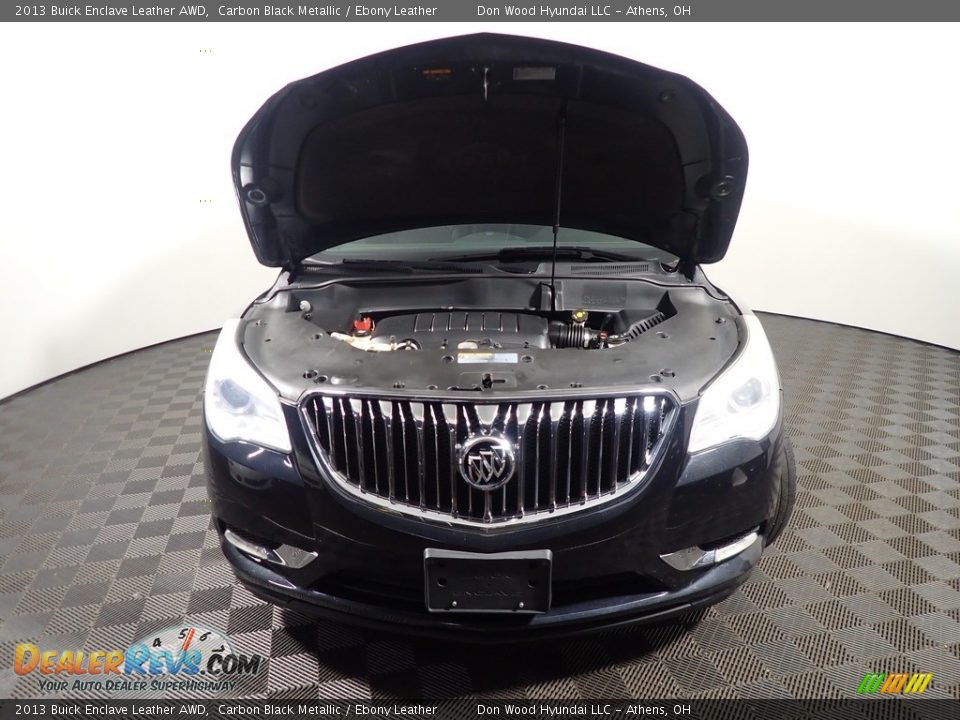 2013 Buick Enclave Leather AWD Carbon Black Metallic / Ebony Leather Photo #11