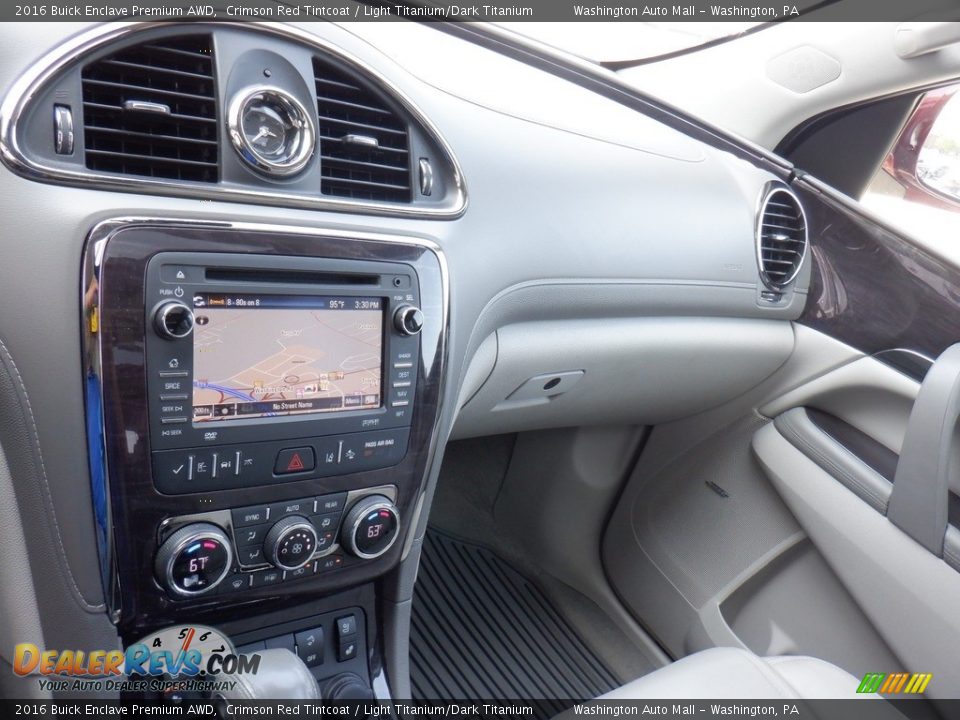 2016 Buick Enclave Premium AWD Crimson Red Tintcoat / Light Titanium/Dark Titanium Photo #23