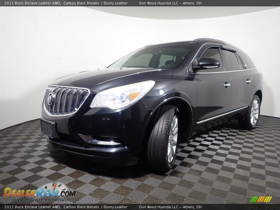 2013 Buick Enclave Leather AWD Carbon Black Metallic / Ebony Leather Photo #13