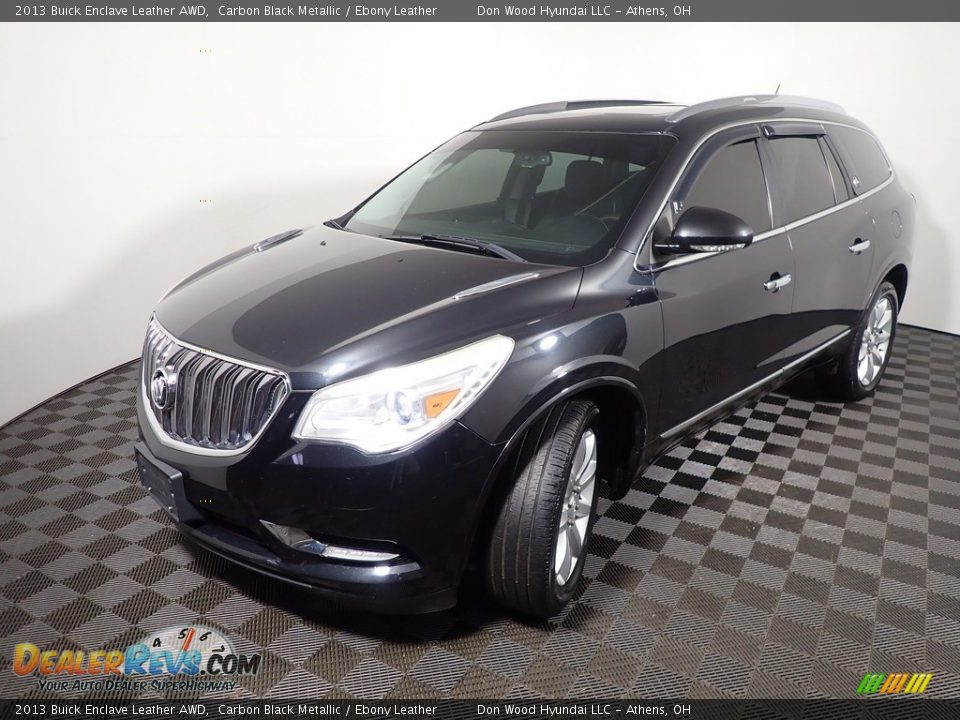 2013 Buick Enclave Leather AWD Carbon Black Metallic / Ebony Leather Photo #14