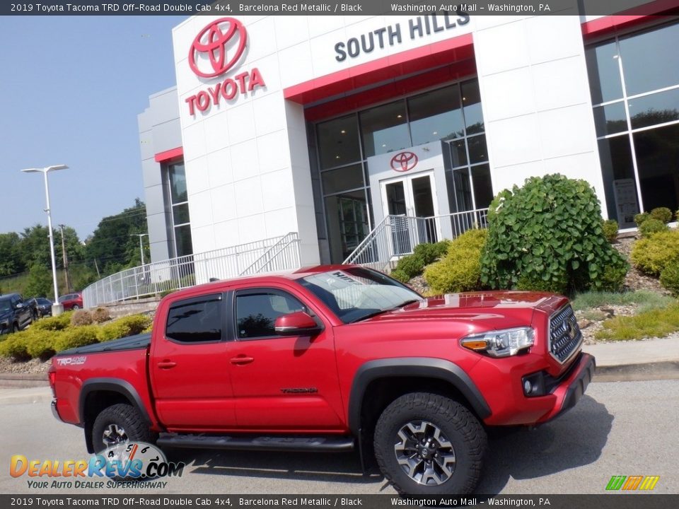 2019 Toyota Tacoma TRD Off-Road Double Cab 4x4 Barcelona Red Metallic / Black Photo #2