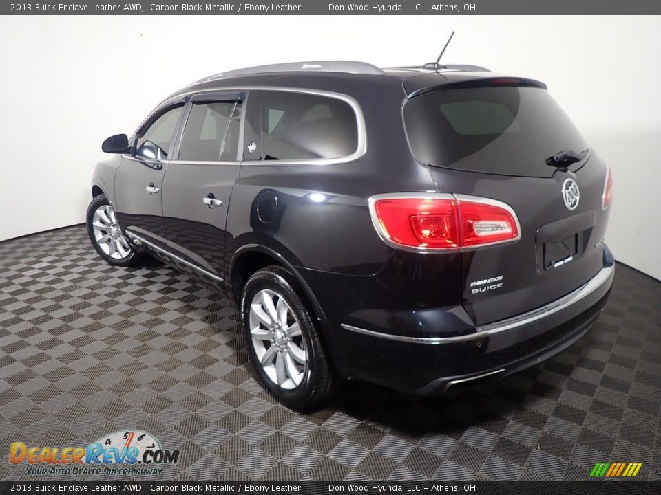 2013 Buick Enclave Leather AWD Carbon Black Metallic / Ebony Leather Photo #16