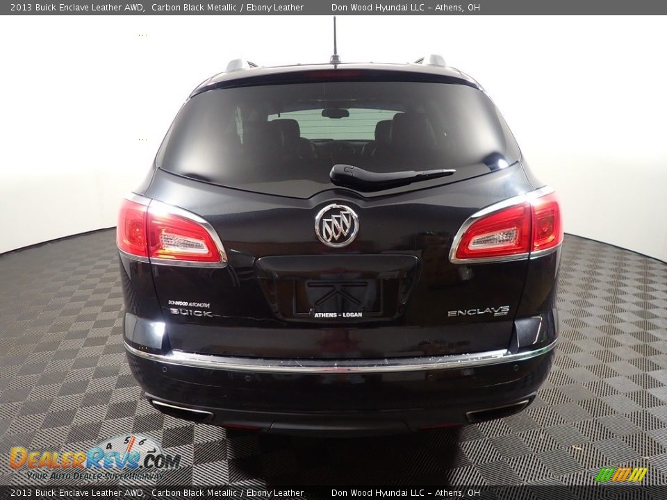 2013 Buick Enclave Leather AWD Carbon Black Metallic / Ebony Leather Photo #17