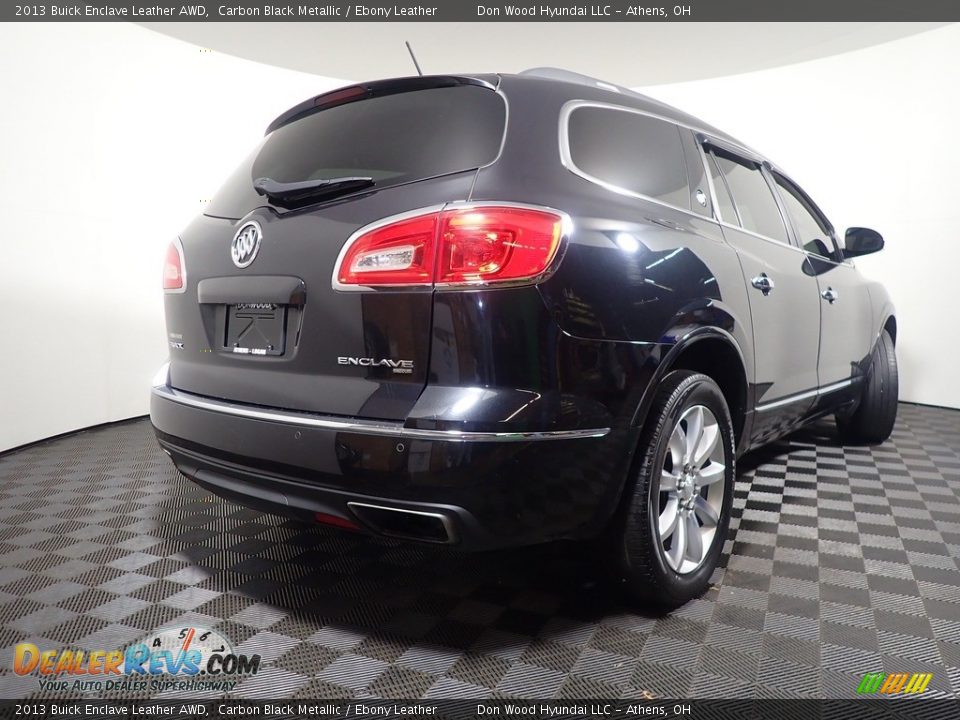 2013 Buick Enclave Leather AWD Carbon Black Metallic / Ebony Leather Photo #21