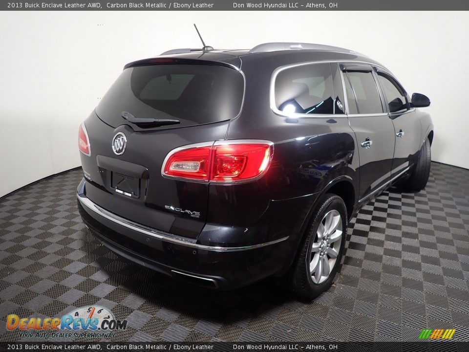 2013 Buick Enclave Leather AWD Carbon Black Metallic / Ebony Leather Photo #22