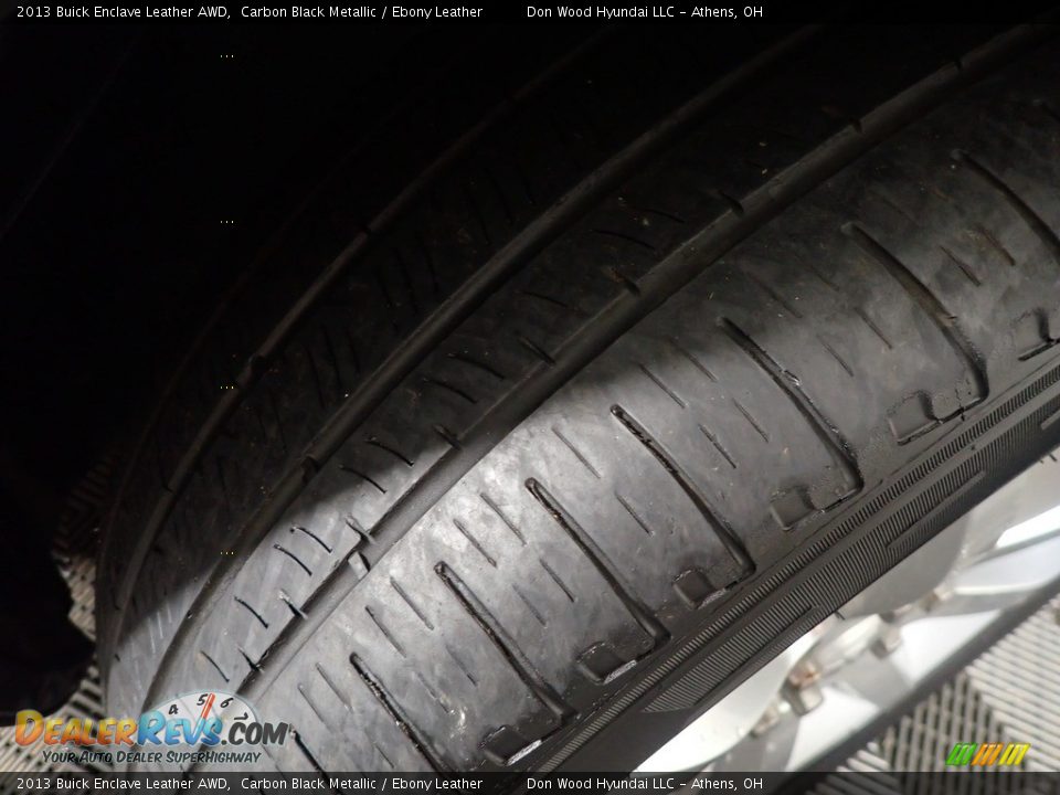 2013 Buick Enclave Leather AWD Carbon Black Metallic / Ebony Leather Photo #24