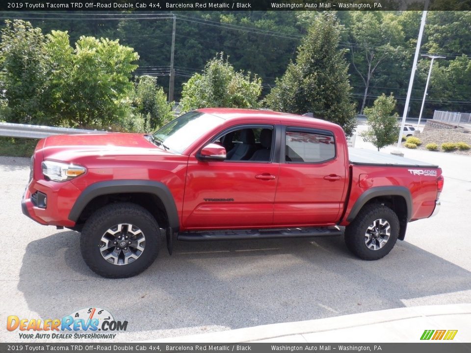 2019 Toyota Tacoma TRD Off-Road Double Cab 4x4 Barcelona Red Metallic / Black Photo #19