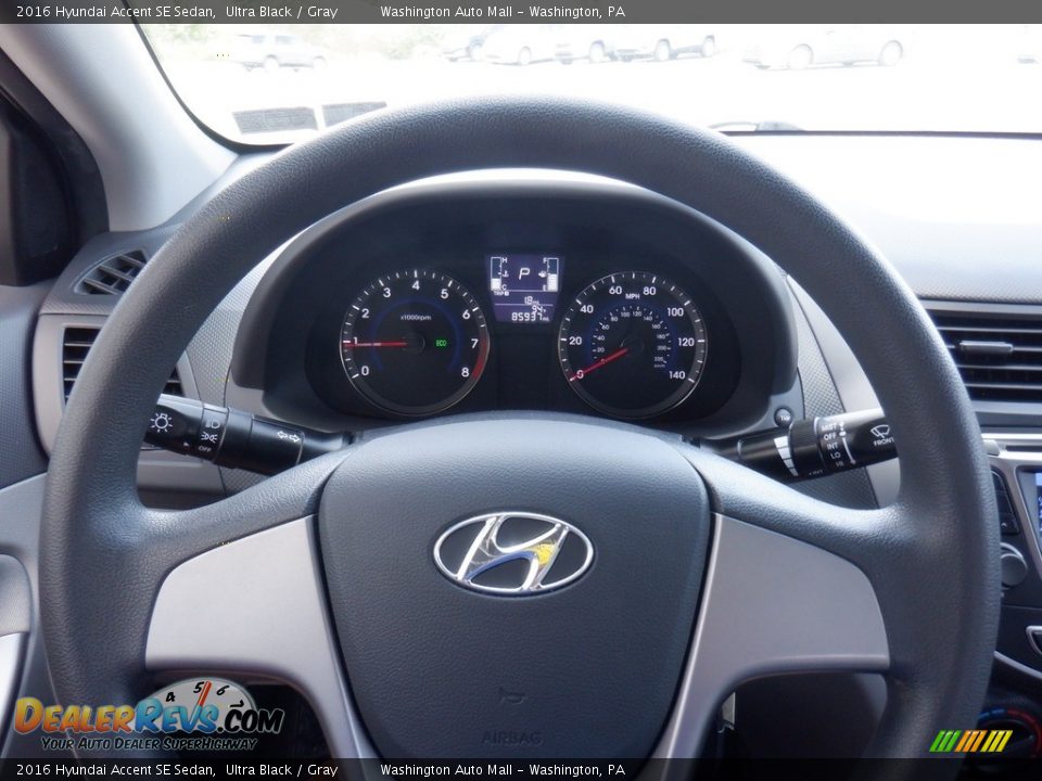 2016 Hyundai Accent SE Sedan Steering Wheel Photo #18