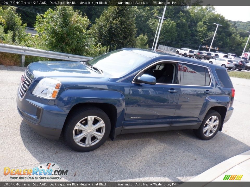 2017 GMC Terrain SLE AWD Dark Sapphire Blue Metallic / Jet Black Photo #12