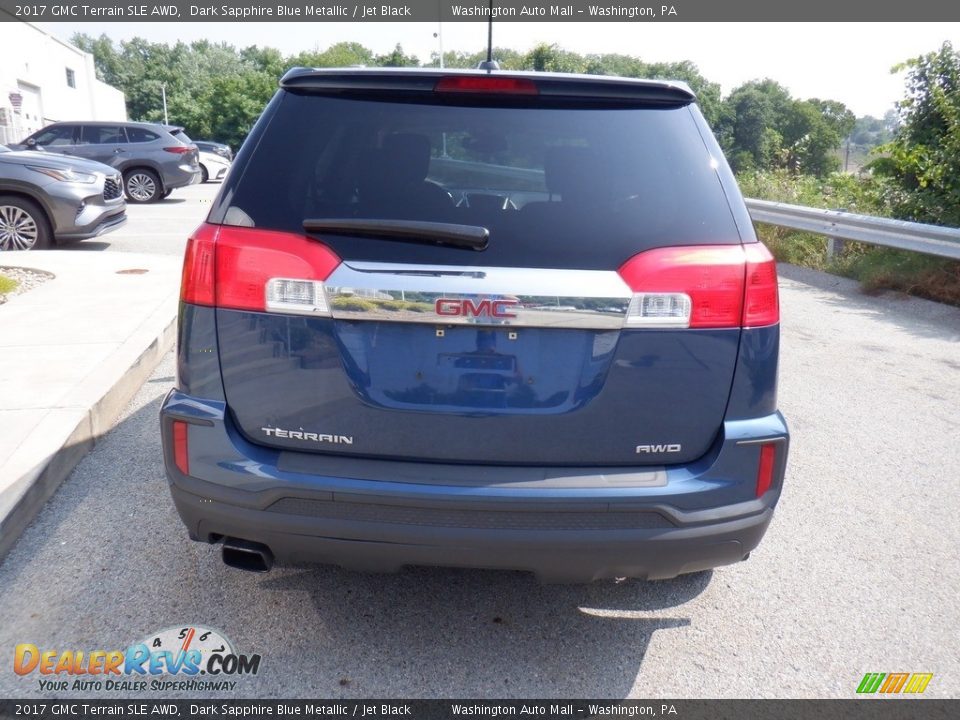 2017 GMC Terrain SLE AWD Dark Sapphire Blue Metallic / Jet Black Photo #13