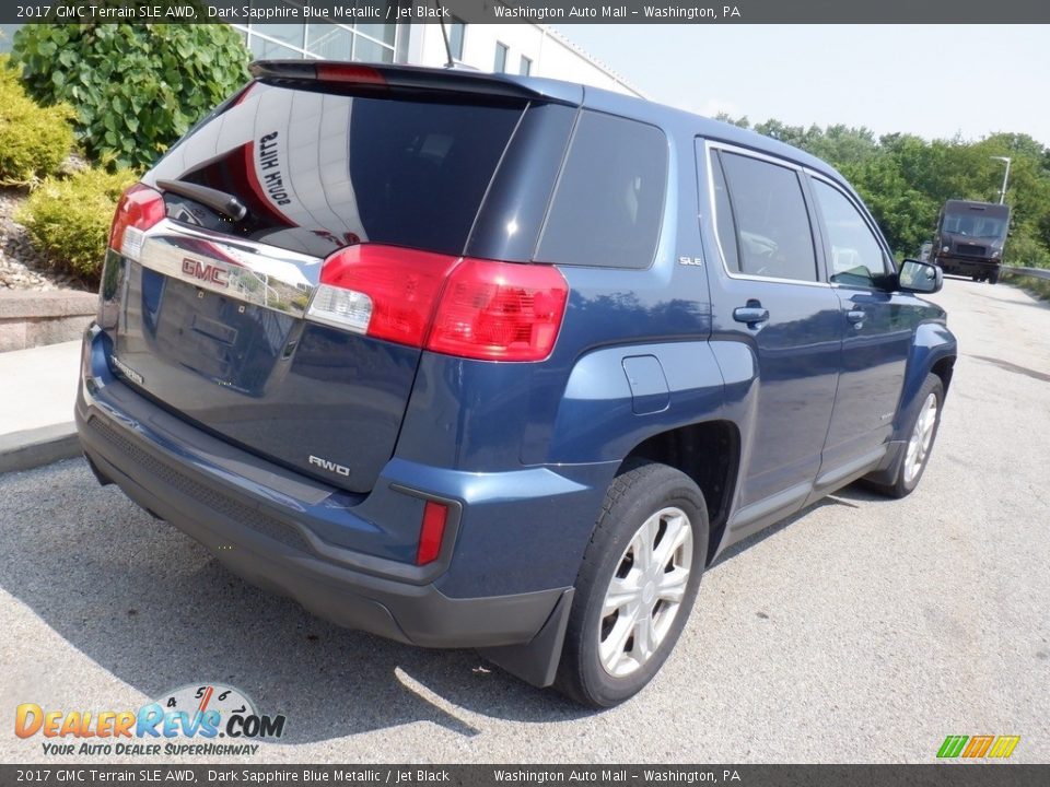 2017 GMC Terrain SLE AWD Dark Sapphire Blue Metallic / Jet Black Photo #14