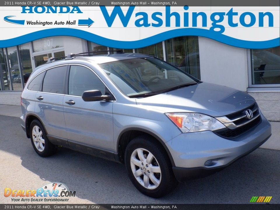 2011 Honda CR-V SE 4WD Glacier Blue Metallic / Gray Photo #1