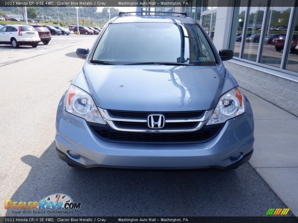 2011 Honda CR-V SE 4WD Glacier Blue Metallic / Gray Photo #5