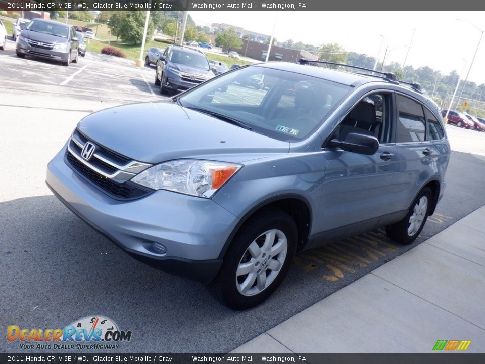 2011 Honda CR-V SE 4WD Glacier Blue Metallic / Gray Photo #6