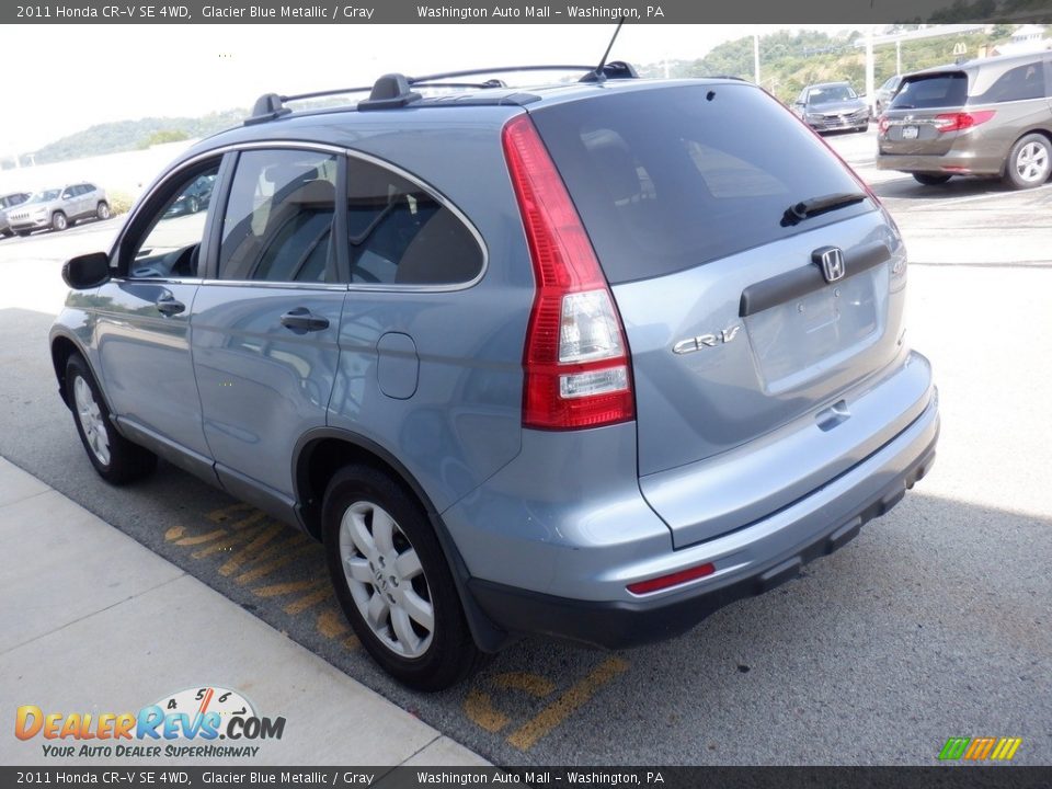 2011 Honda CR-V SE 4WD Glacier Blue Metallic / Gray Photo #7