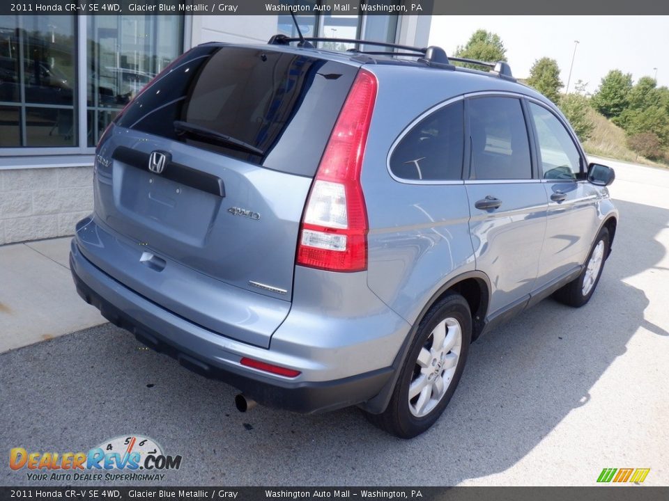 2011 Honda CR-V SE 4WD Glacier Blue Metallic / Gray Photo #9