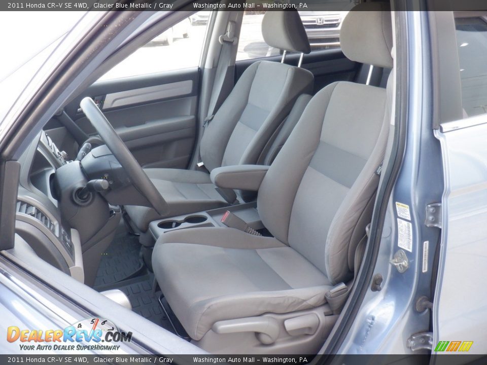 2011 Honda CR-V SE 4WD Glacier Blue Metallic / Gray Photo #14