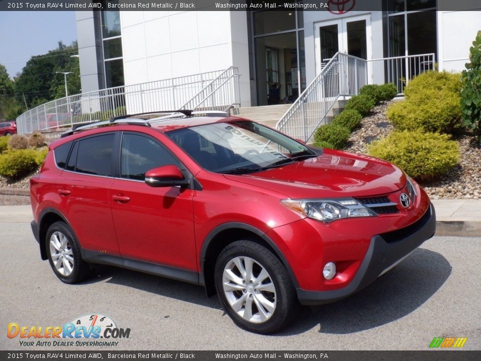 2015 Toyota RAV4 Limited AWD Barcelona Red Metallic / Black Photo #1