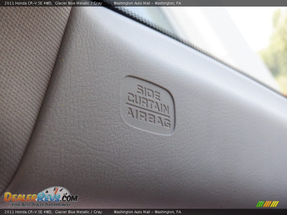 2011 Honda CR-V SE 4WD Glacier Blue Metallic / Gray Photo #16