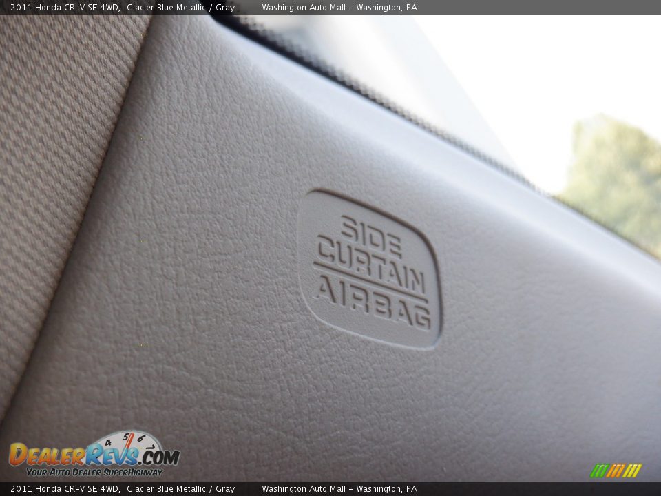 2011 Honda CR-V SE 4WD Glacier Blue Metallic / Gray Photo #21